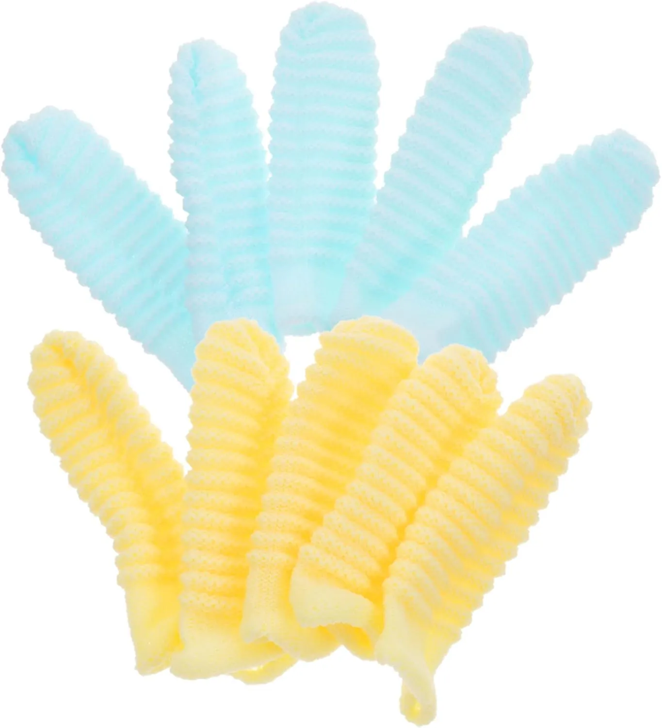 10Pcs Dog Finger Toothbrush Gentle and Tooth Care for Small Dogs and Cats Easy to Use Design for Reducing Plaque and Gum Issues