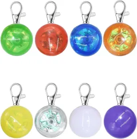 8 Pack Dog Lights for Night Walking, 3 Modes Dog Collar Light for Night Time, IP68 Waterproof Dog Lights Clip On, LED Safety Light for Large Medium Small Pets, Running, Camping, Climbing, Bike