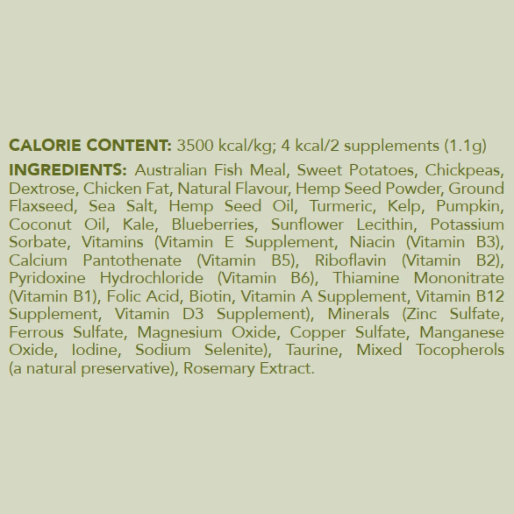 Bundle Pack of 2 x Vetalogica Hemp Clinicals Skin & Coat Plus Supplements for Cats 100g