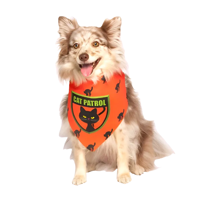 Cat Patrol Dog Bandana by Dog Fashion Living