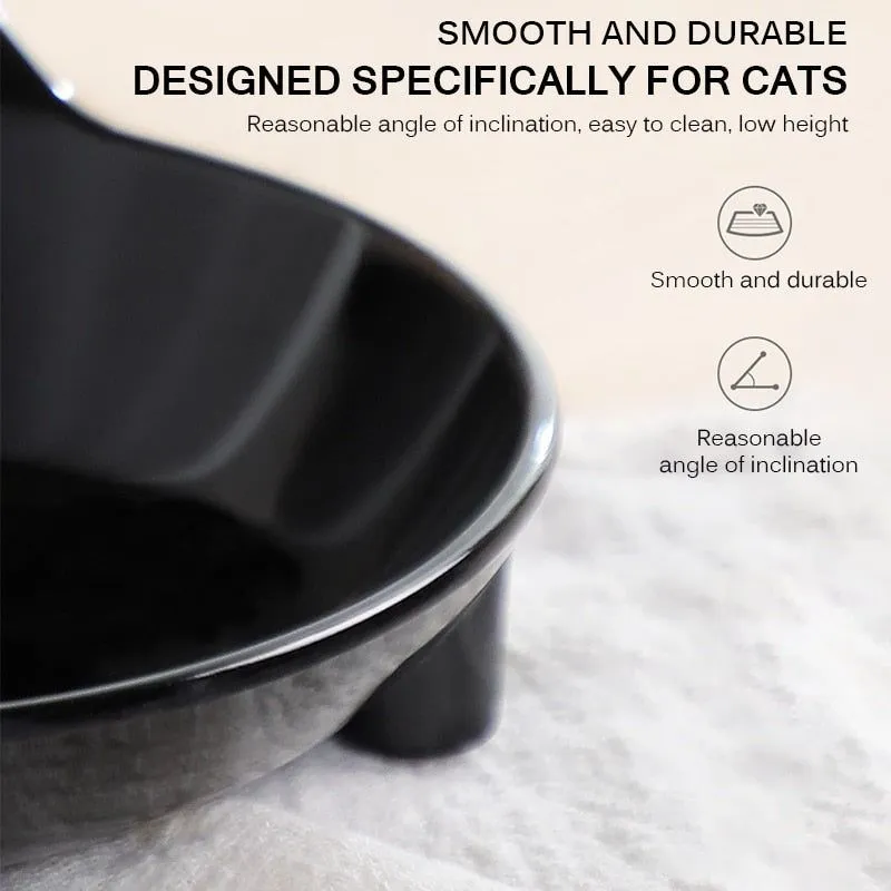 Cat-ShapedPet Tableware Pet Bowl For Feeder