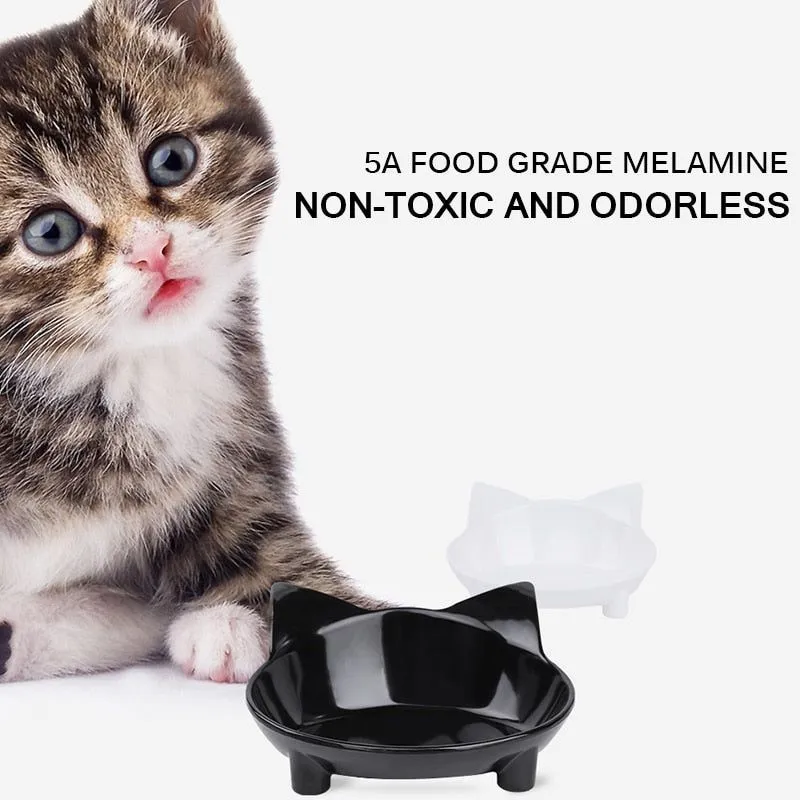Cat-ShapedPet Tableware Pet Bowl For Feeder