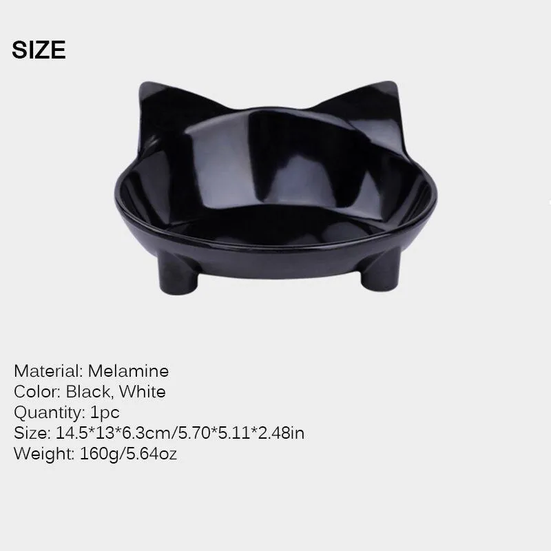Cat-ShapedPet Tableware Pet Bowl For Feeder
