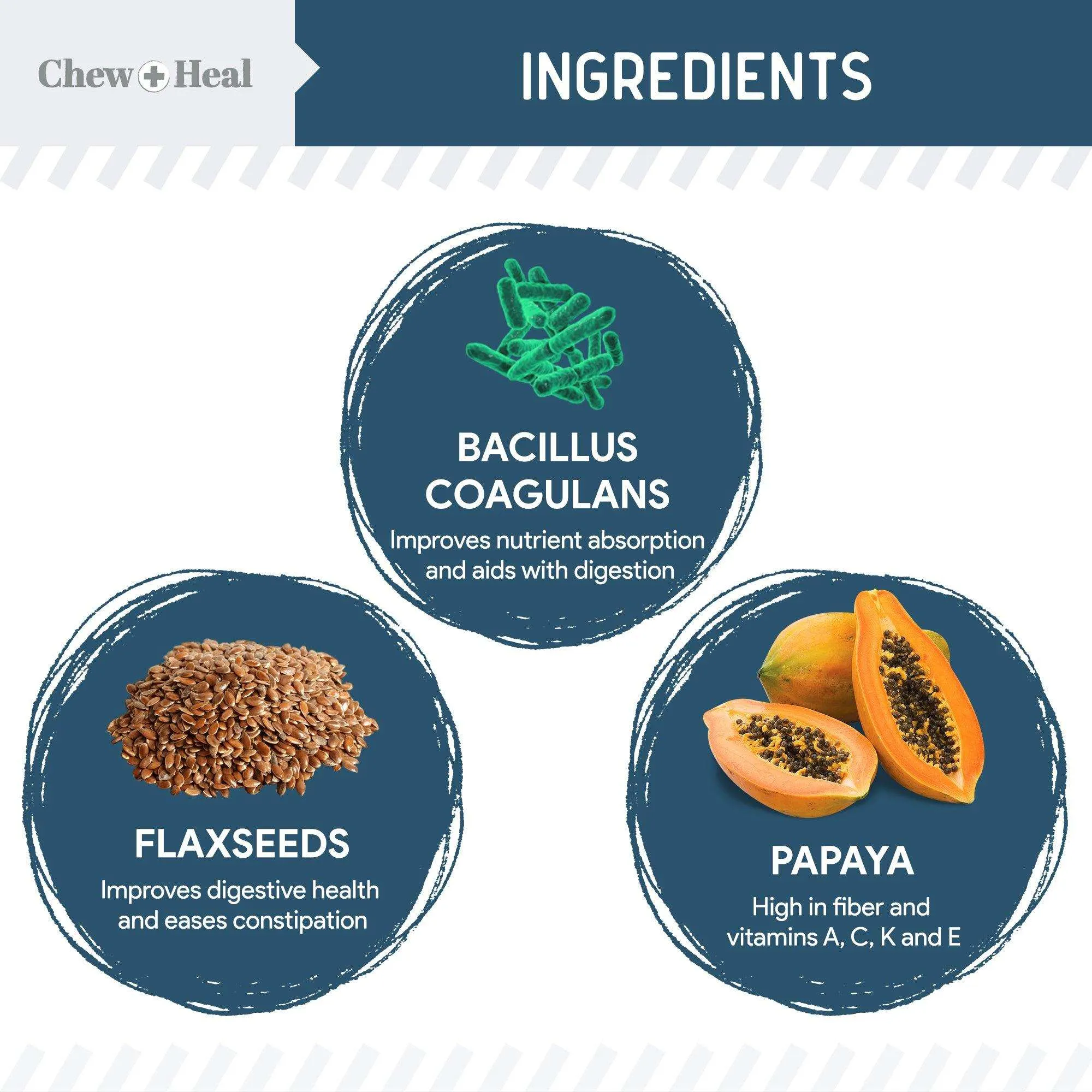 Chew   Heal Digestive Enzymes Bites With Probiotics