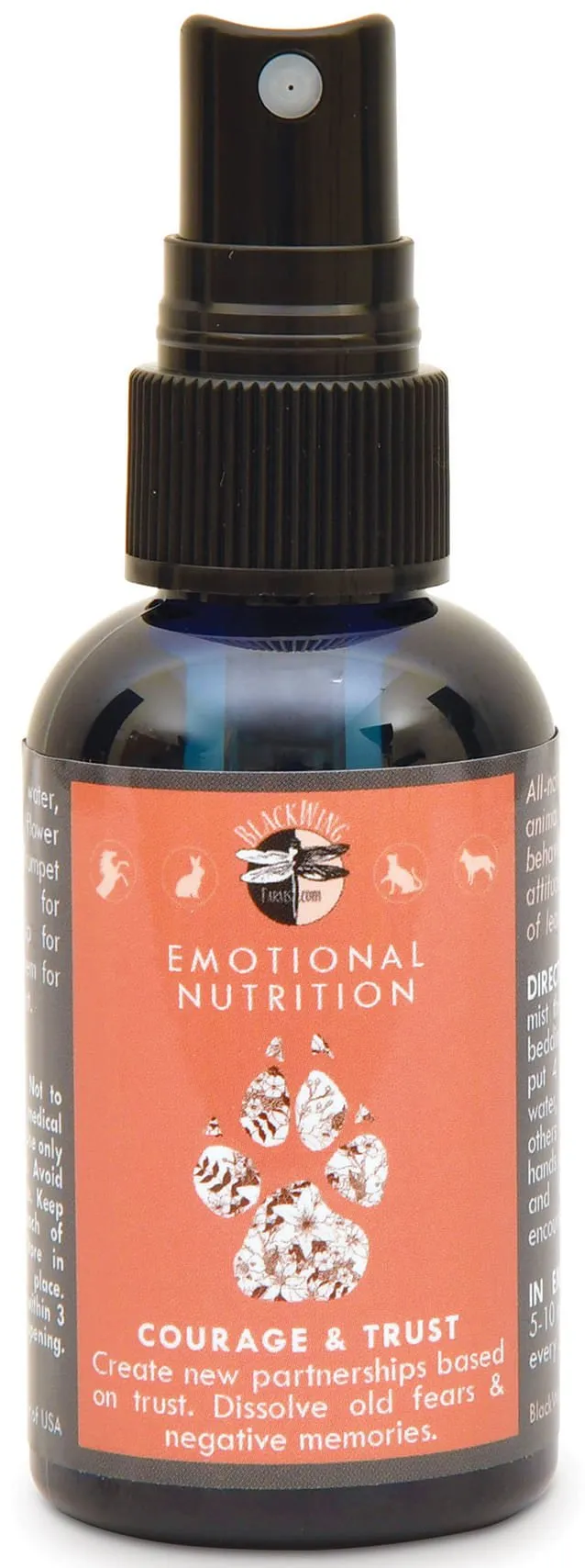 Courage and Trust (Flower Essence Remedy for Dogs, Cats, & Horses), 2 oz