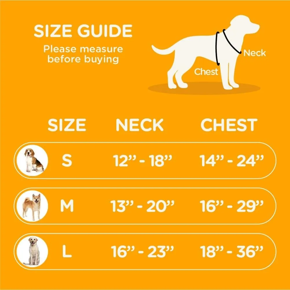 Dog Harness, Adjustable Soft Padded Dog Vest with Handle Adjustable, no-Pull, Comfortable, Safety Vest for Small, Medium, Large Size Dogs (Black, Medium)