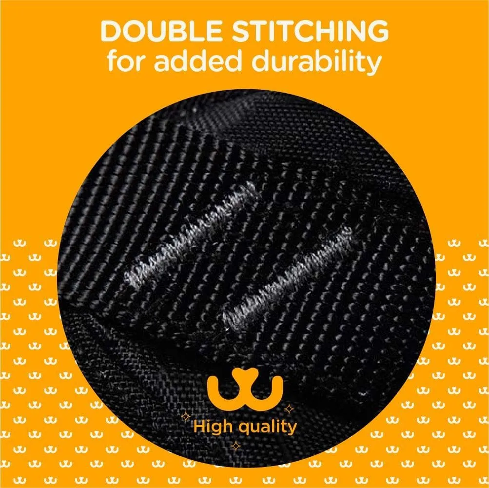 Dog Harness, Adjustable Soft Padded Dog Vest with Handle Adjustable, no-Pull, Comfortable, Safety Vest for Small, Medium, Large Size Dogs (Black, Medium)