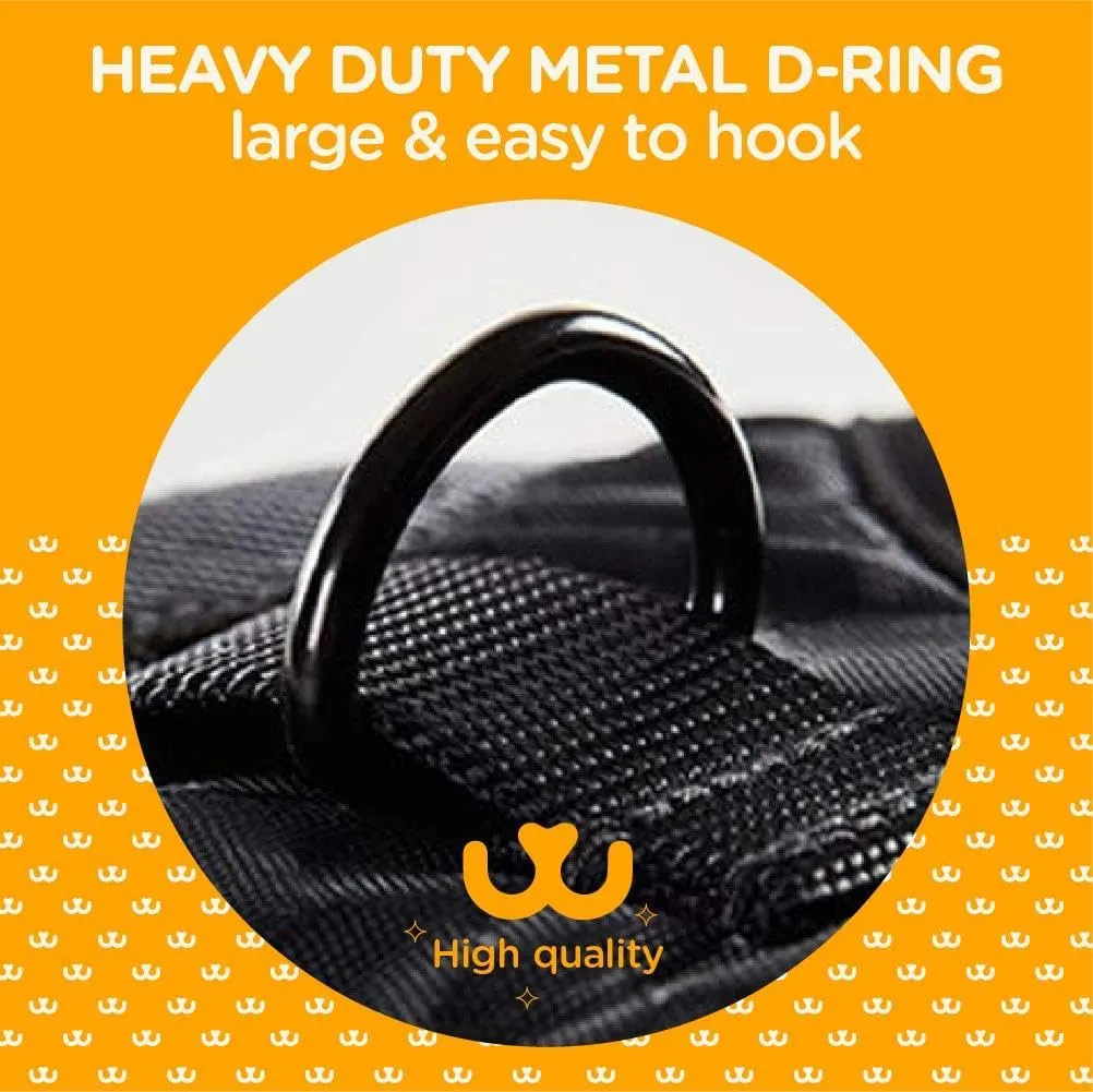 Dog Harness, Adjustable Soft Padded Dog Vest with Handle Adjustable, no-Pull, Comfortable, Safety Vest for Small, Medium, Large Size Dogs (Black, Medium)