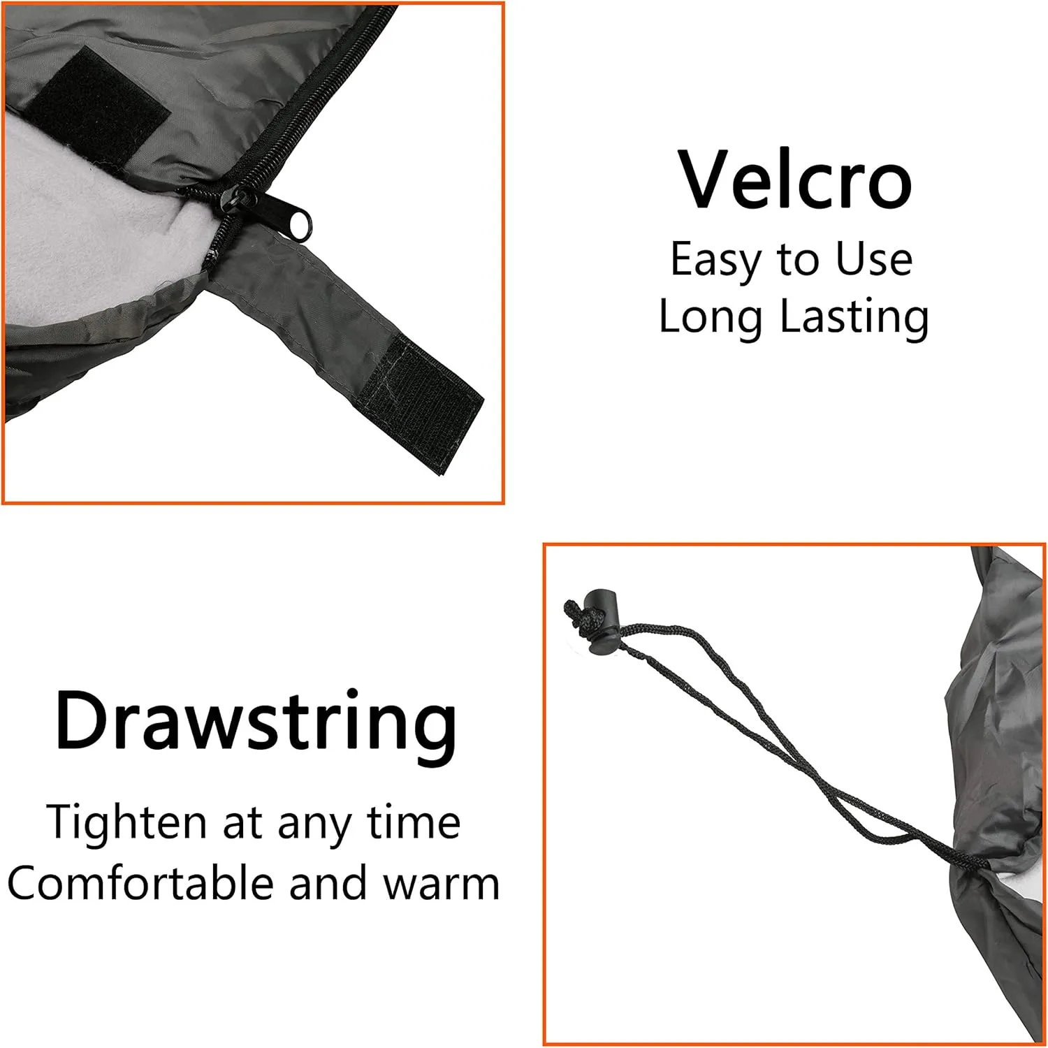 Dog Sleeping Bag, Waterproof Travel Warm Portable Dog Bed with Storage Bag for Indoor Outdoor Warm Camping Hiking Backpacking(Grey)