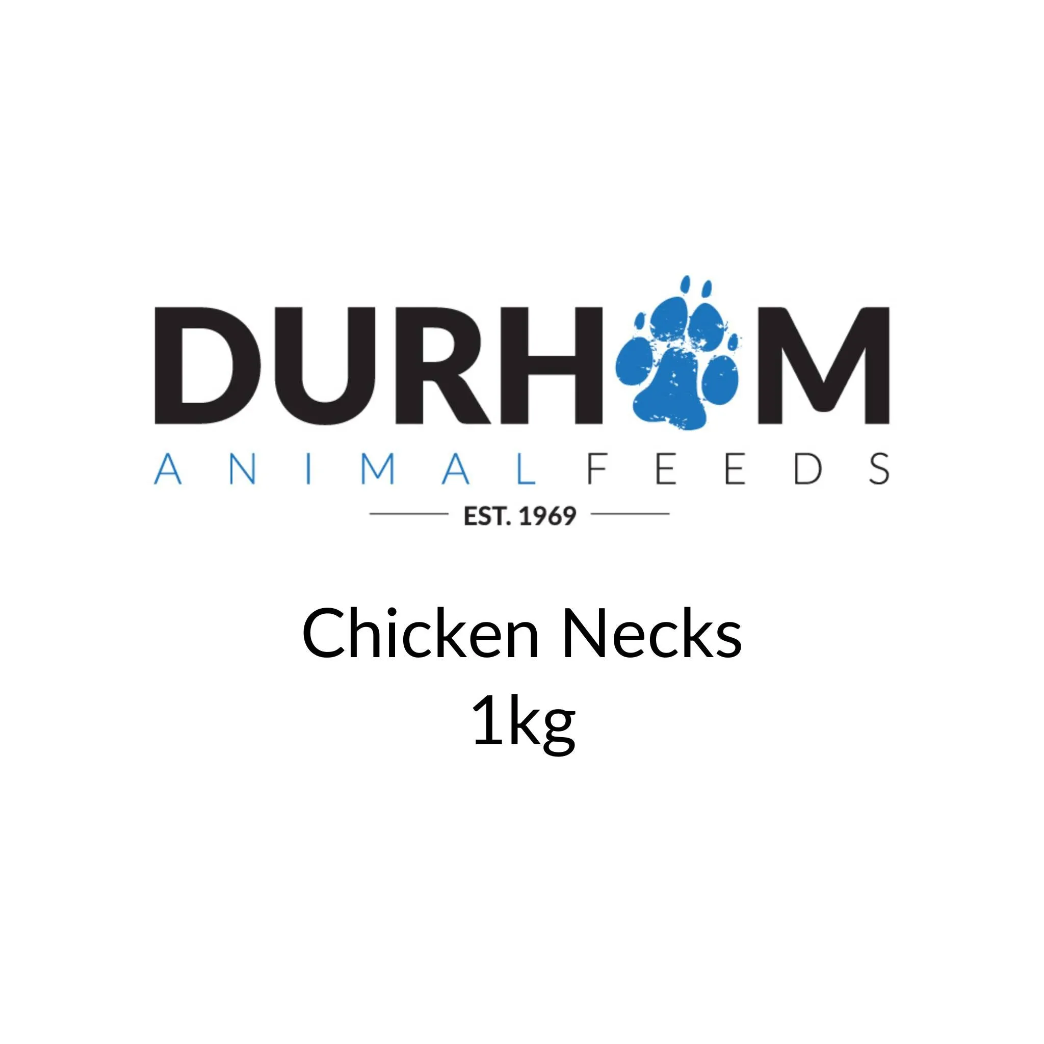 Durham Animal Feeds Frozen Chicken Necks (1kg)