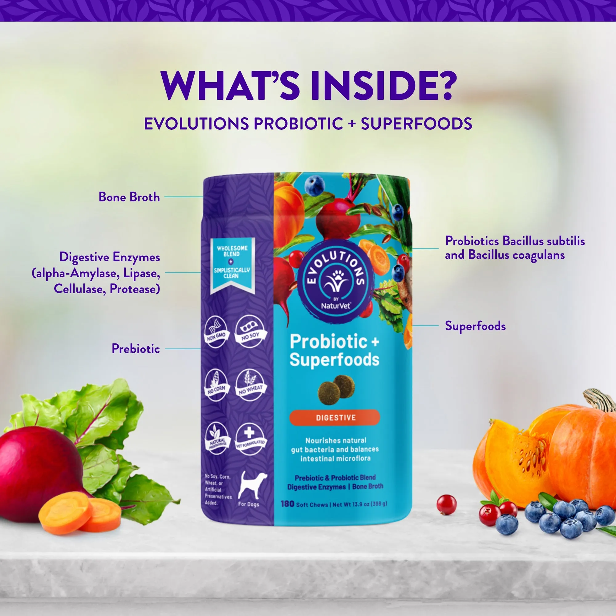Evolutions - Probiotic   Superfoods Soft Chews