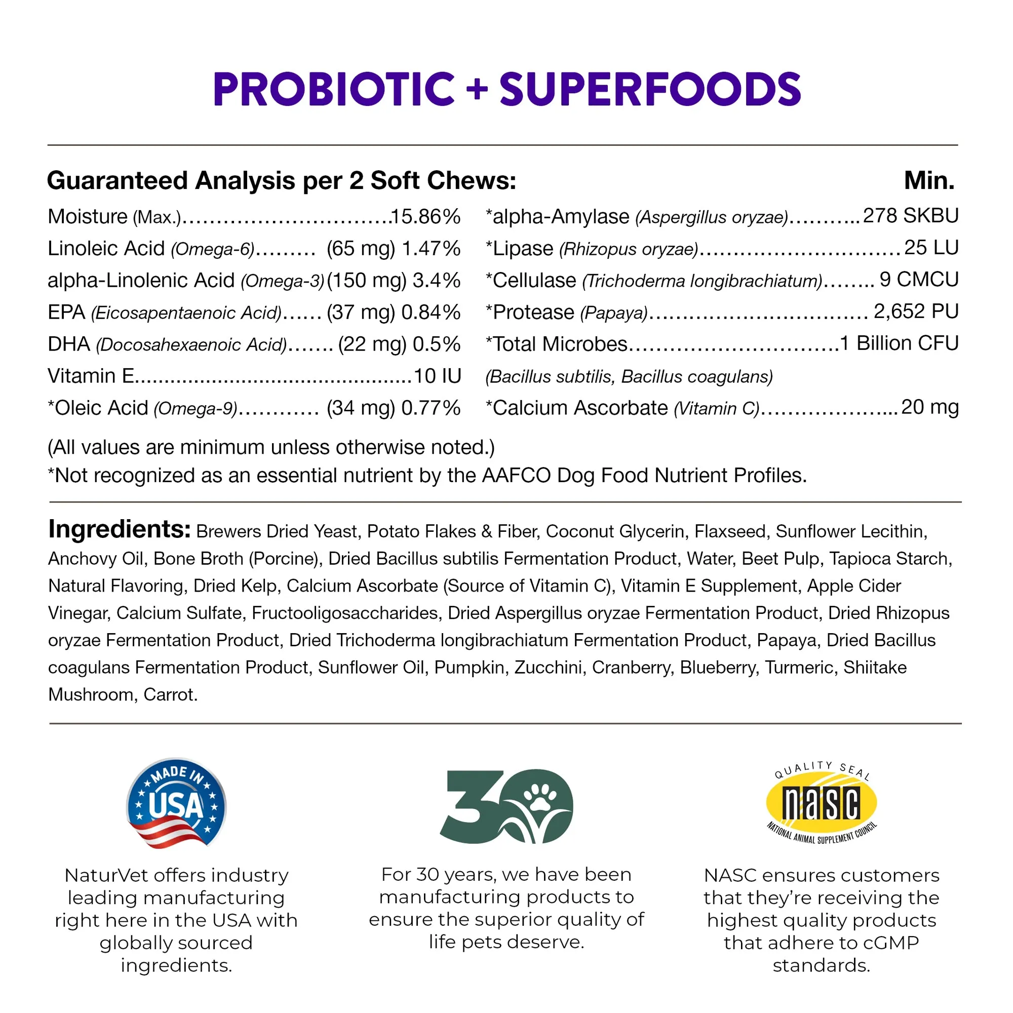 Evolutions - Probiotic   Superfoods Soft Chews