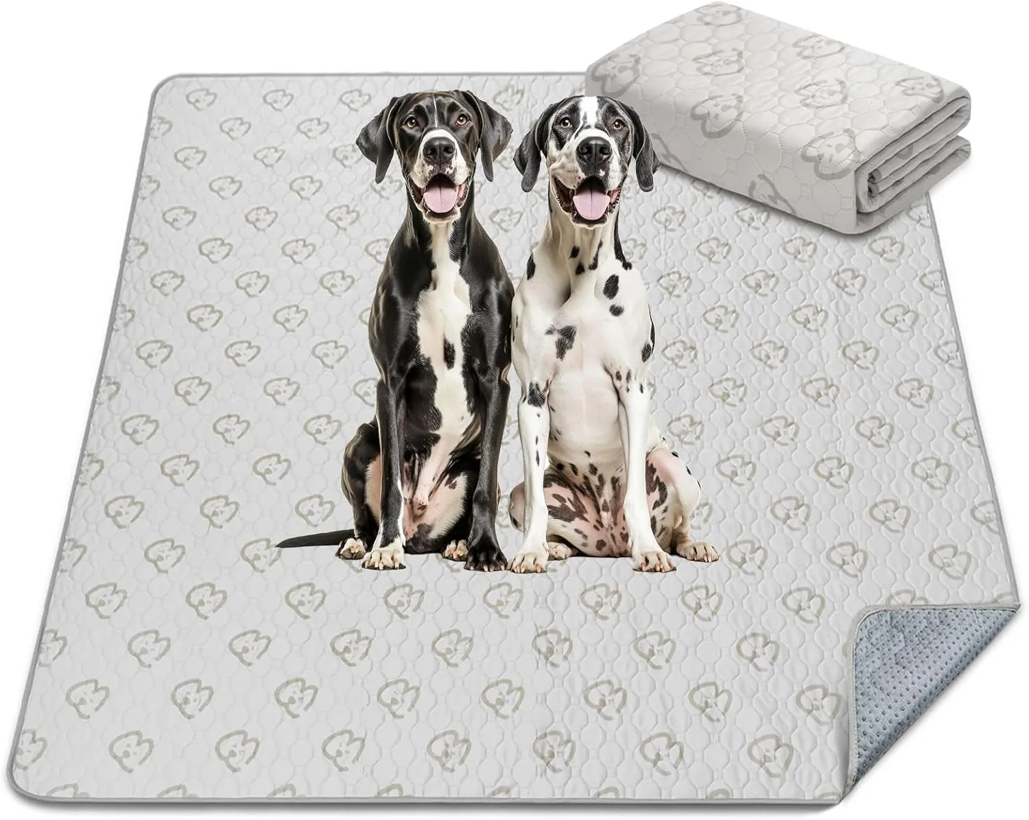 FXW Washable Pee Pads for Dogs, Puppy Pads with Super Absorbent, Specifically Designed for FXW Rollick/Homeplus 32/40/45inch 8 Panels Dog Playpen, Square, 70.9" x 70.9", 1 Pack