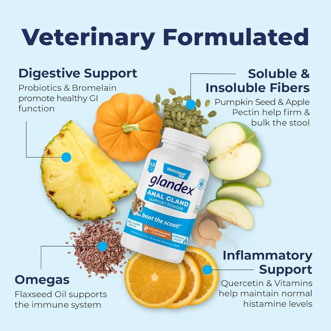 Glandex Anal Gland Powder for Dogs & Cats