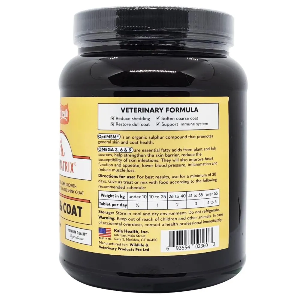 Kala Health Dermatrix For Dogs & Cats Healthy Skin & Shiny Coat