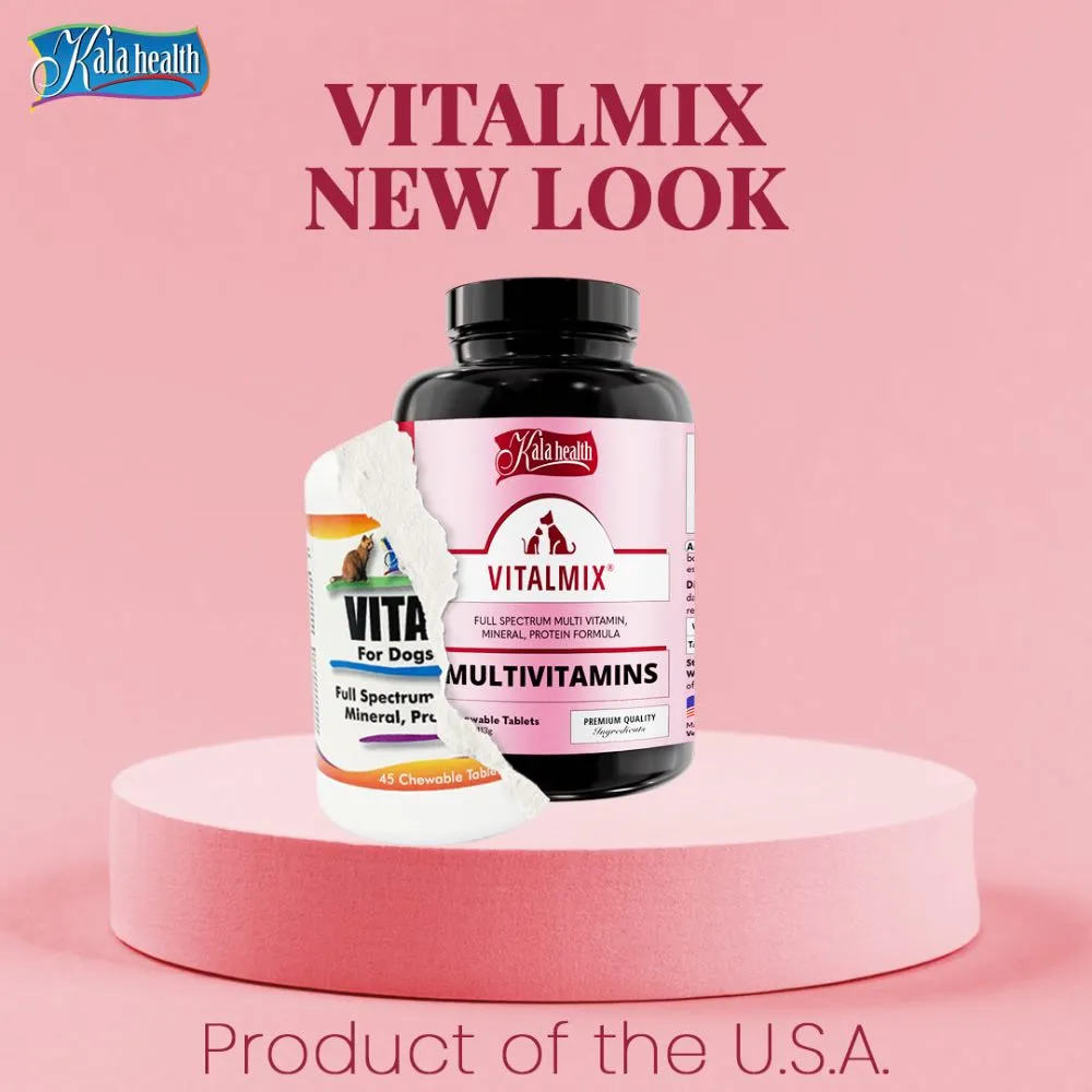 Kala Health Vitalmix For Dogs And Cats Full Spectrum Multi Vitamin, Mineral, Protein Supplement