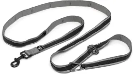Kurgo 6 in 1 Quantum Leash, Hands Free Leash for Dogs, Running Belt Lead, Crossbody & Waist Belt Style, Reflective, Carabiner Clip, for Training, Hiking, or Jogging, 4 Colors