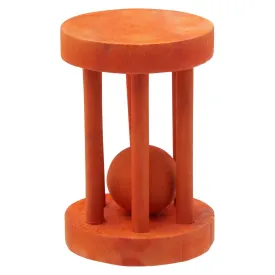 Lexi & Me Small Animal Wooden Chew Toy Rolling Barrel
