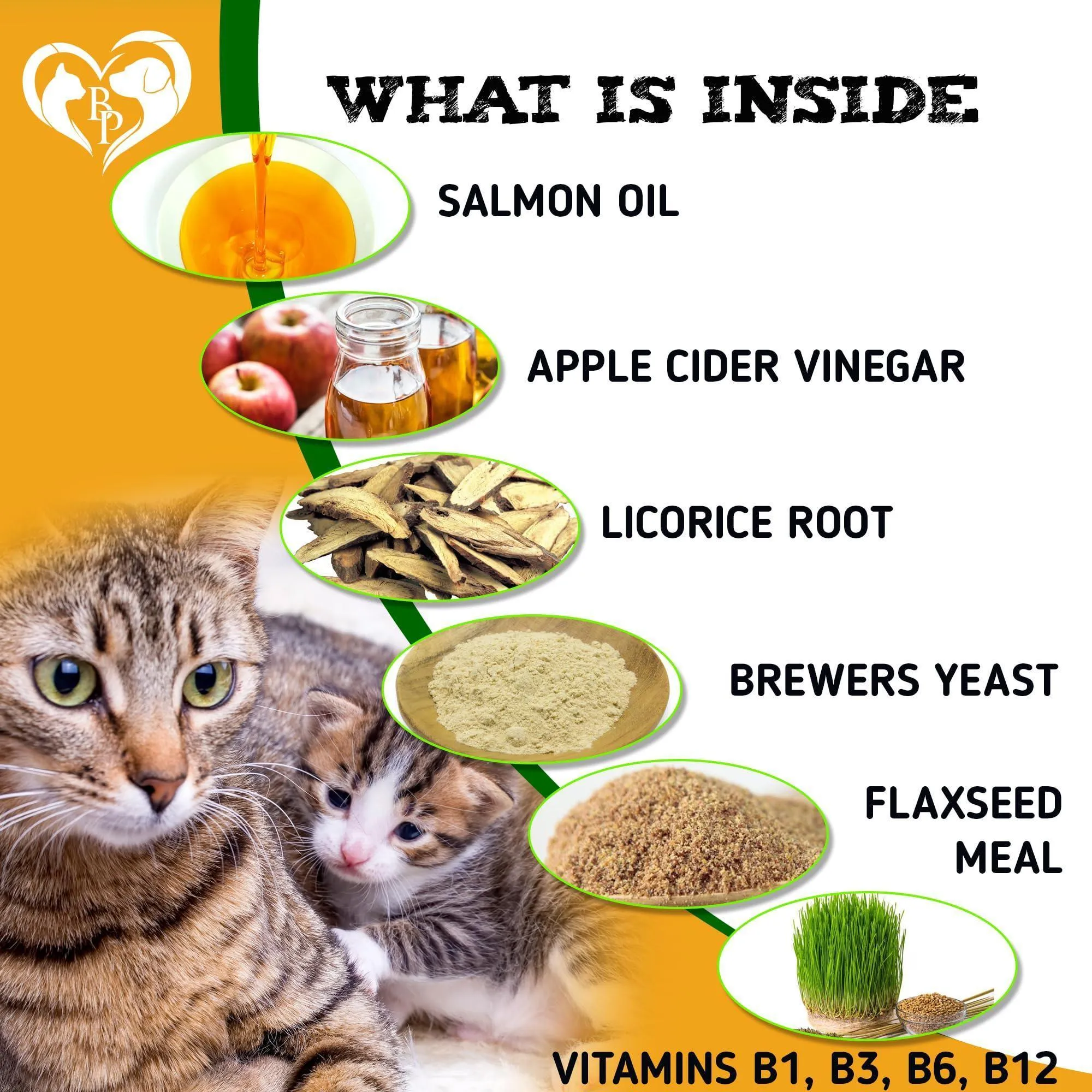 Natural Flea and Tick Prevention Chewable Tablets for Cats