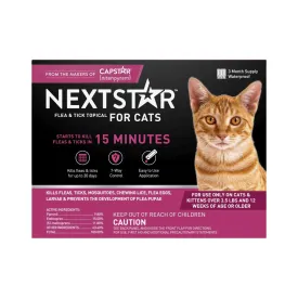 NextStar Flea and Tick Prevention for Cats 3Ct