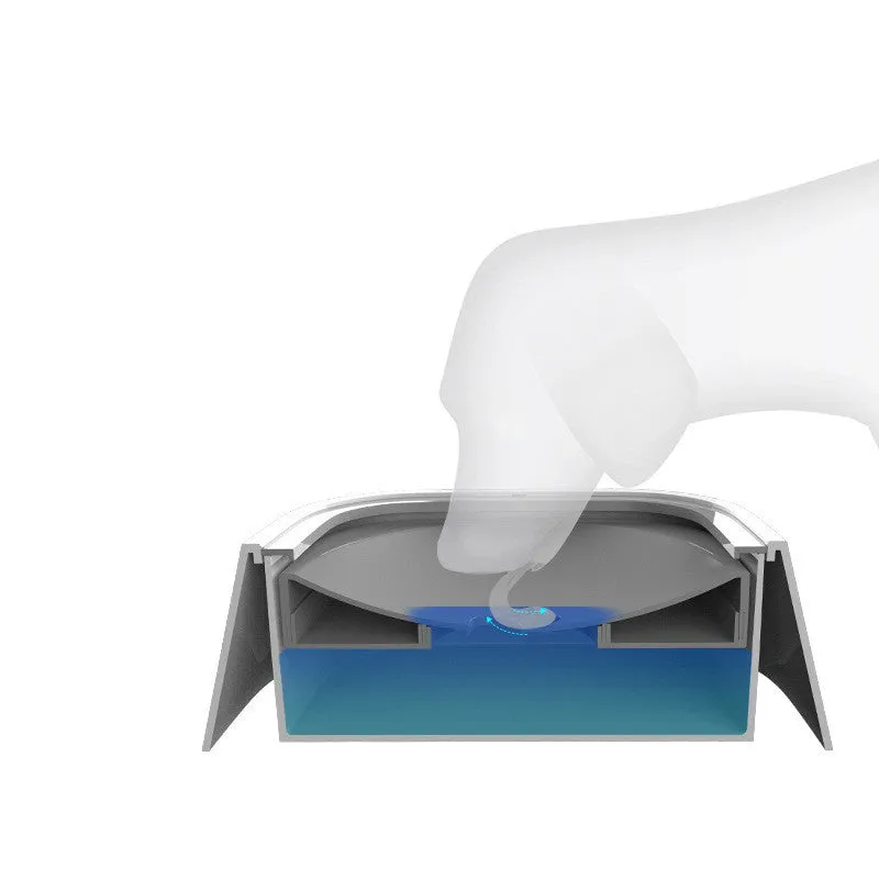 No-Spill Pet Water Bowl – Slow Feeder, Travel-Friendly, and Anti-Overflow Design