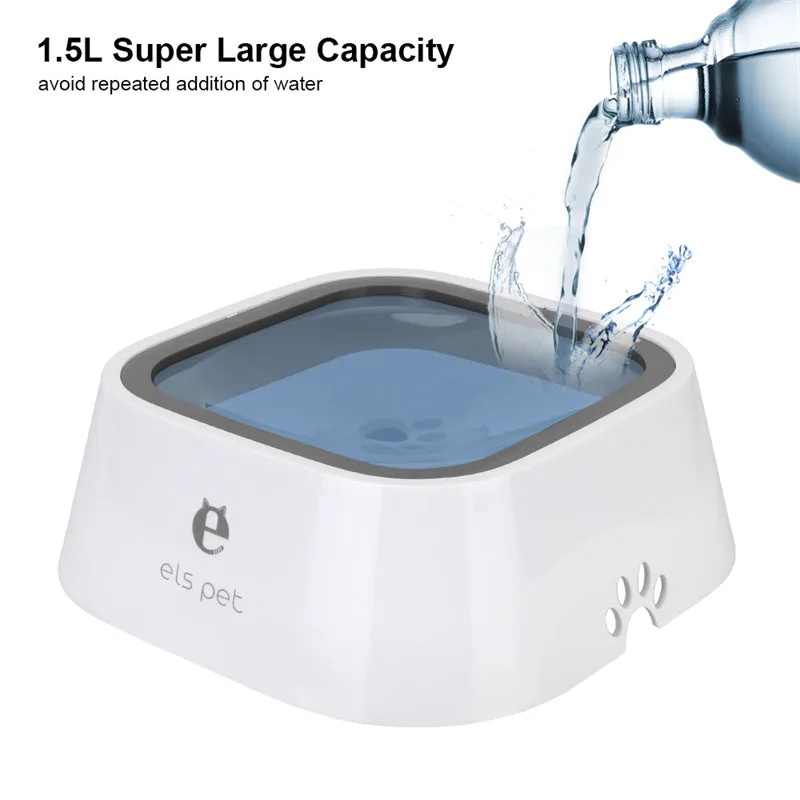No-Spill Pet Water Bowl – Slow Feeder, Travel-Friendly, and Anti-Overflow Design