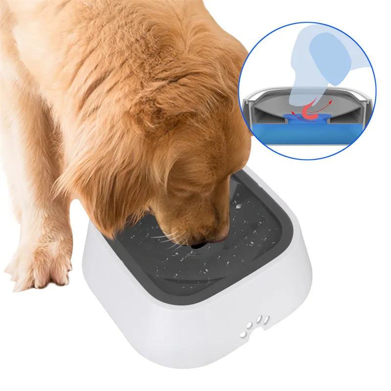 No-Spill Pet Water Bowl – Slow Feeder, Travel-Friendly, and Anti-Overflow Design