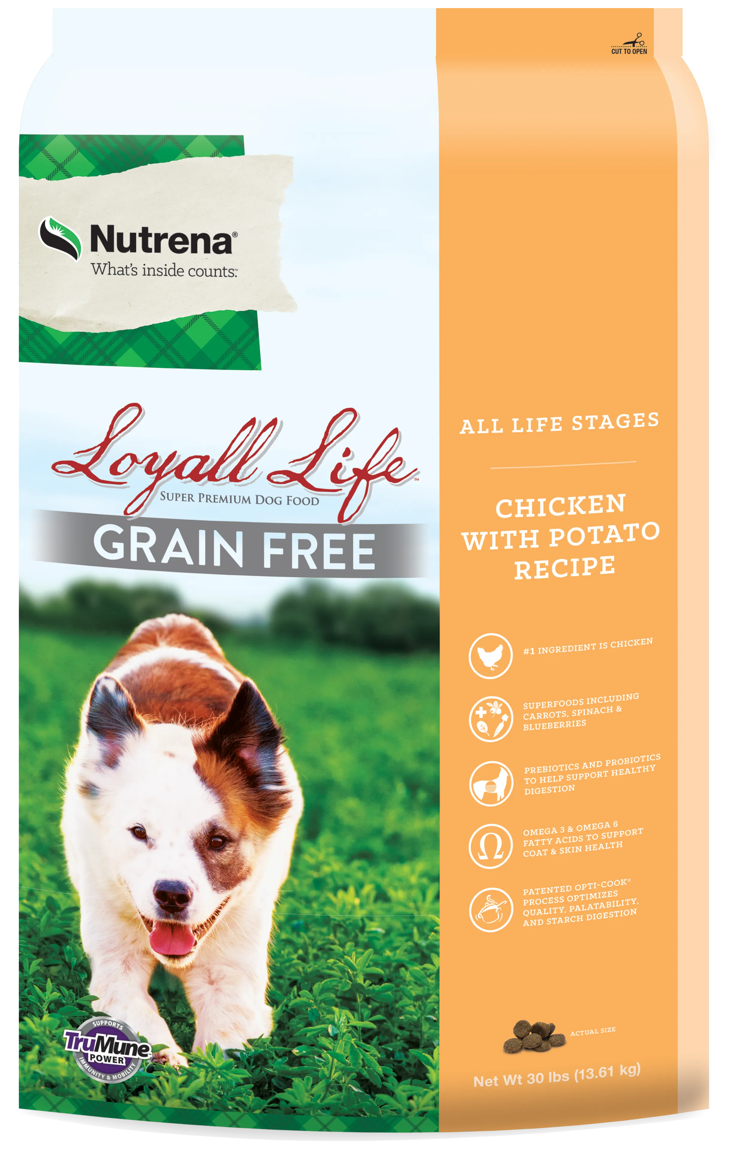 NUTRENA LOYALL LIFE GRAIN FREE CHICKEN WITH POTATO DRY DOG FOOD