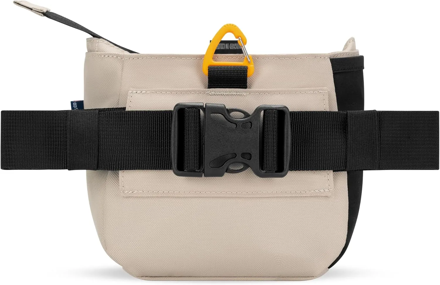 OllyDog Backcountry Day Bag | Hands-Free Dog Training Treat Pouch | Fanny/Hip Pack with Zipper Closure & Built-in Poop Bag Dispenser | Removable Waist Clip (Con Leche)
