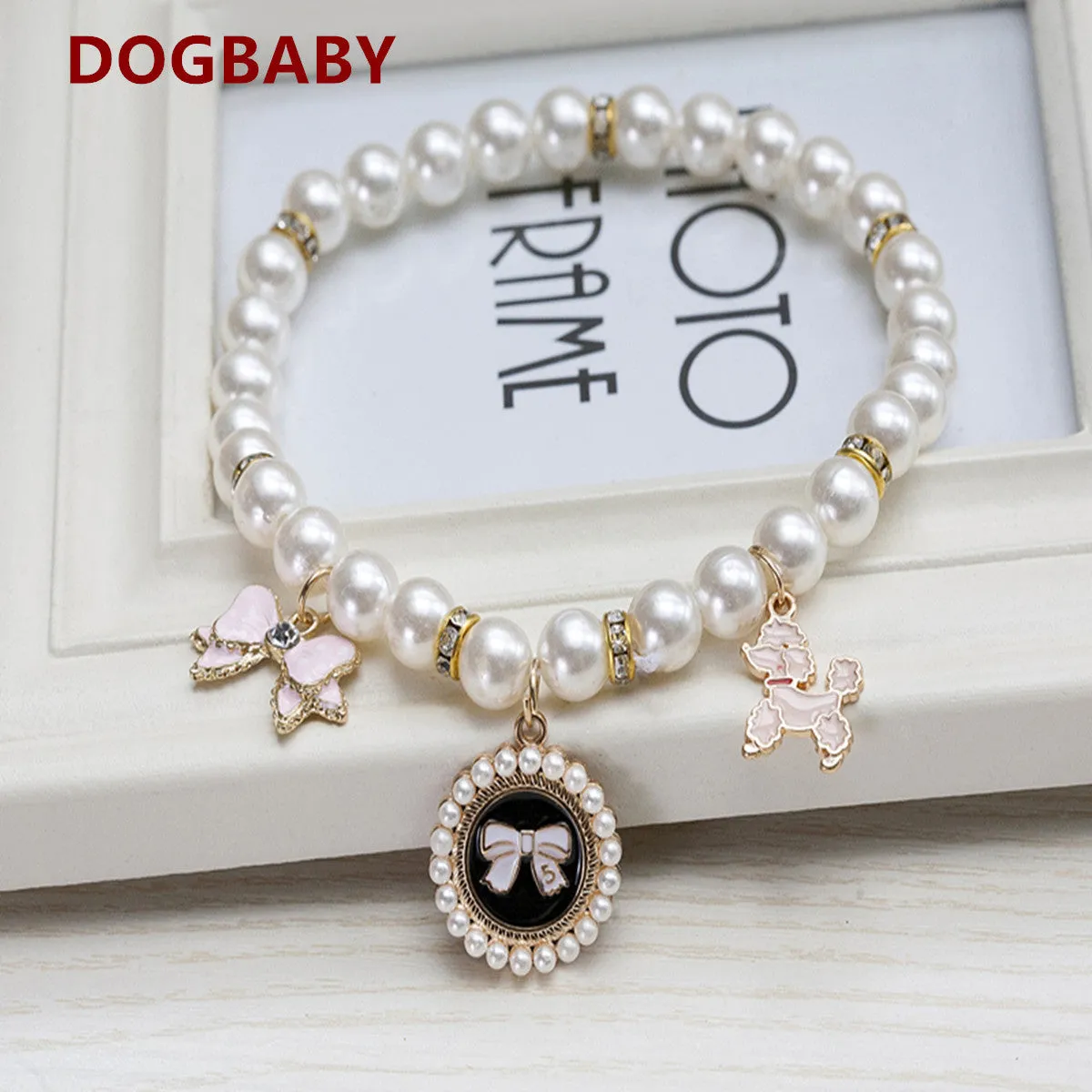 Pet collar bells bow tie cute pet supplies