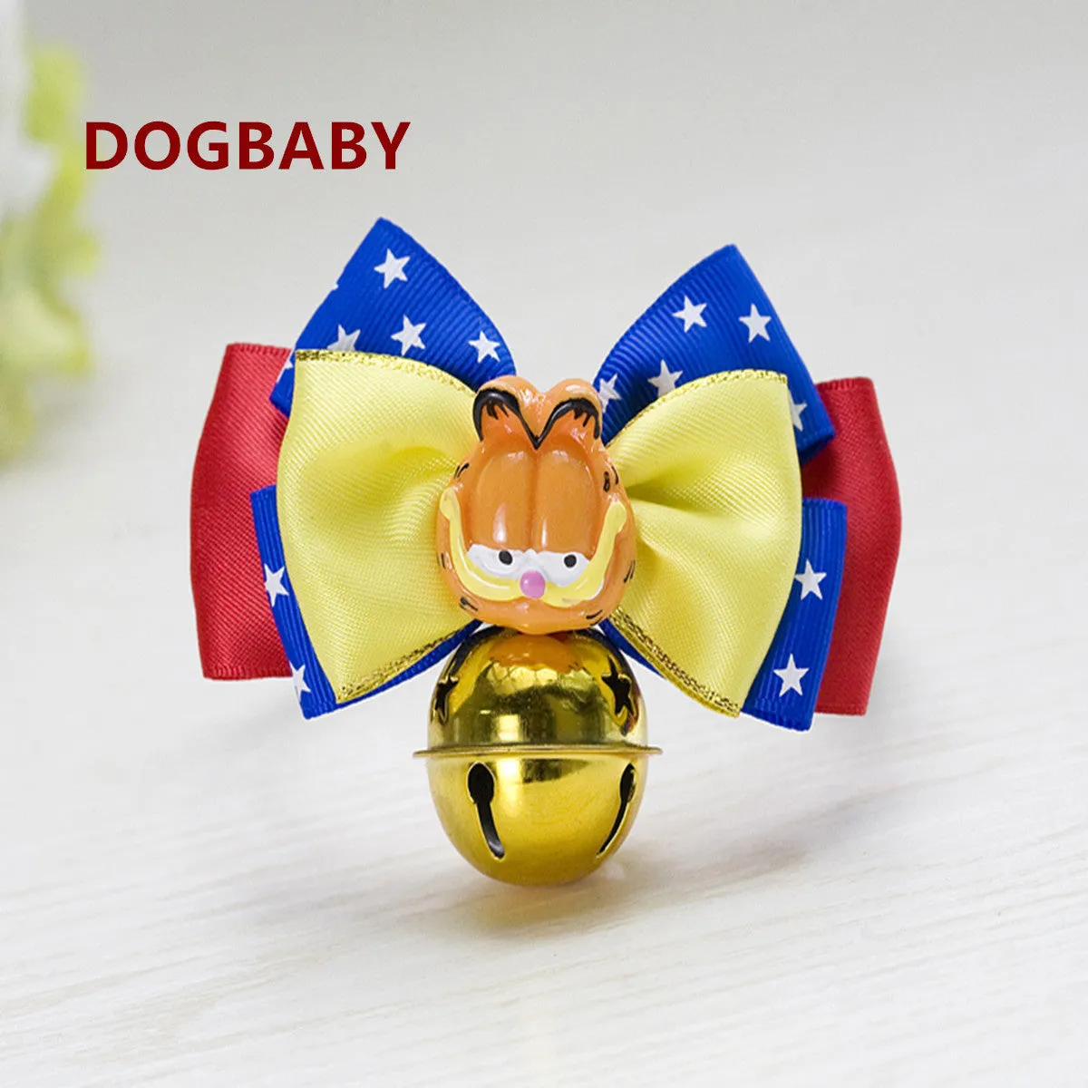 Pet collar bells bow tie cute pet supplies