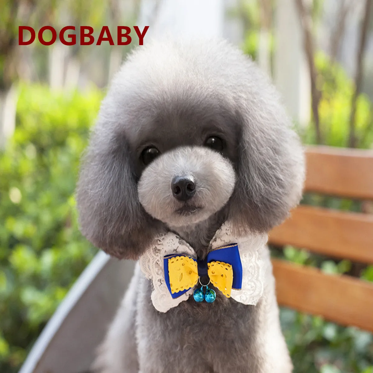 Pet collar bells bow tie cute pet supplies