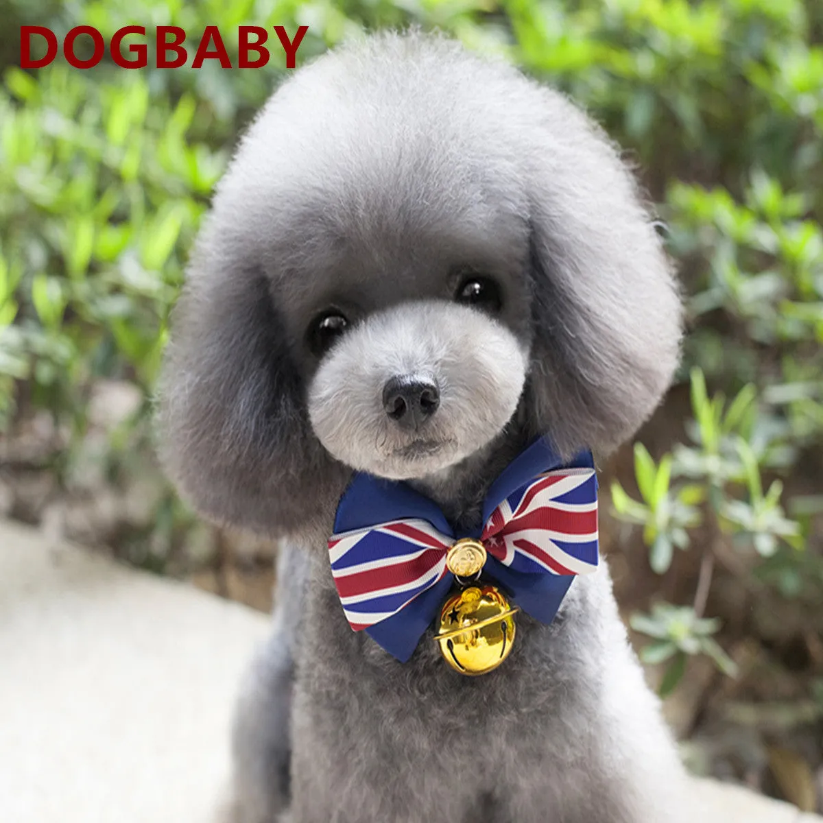 Pet collar bells bow tie cute pet supplies