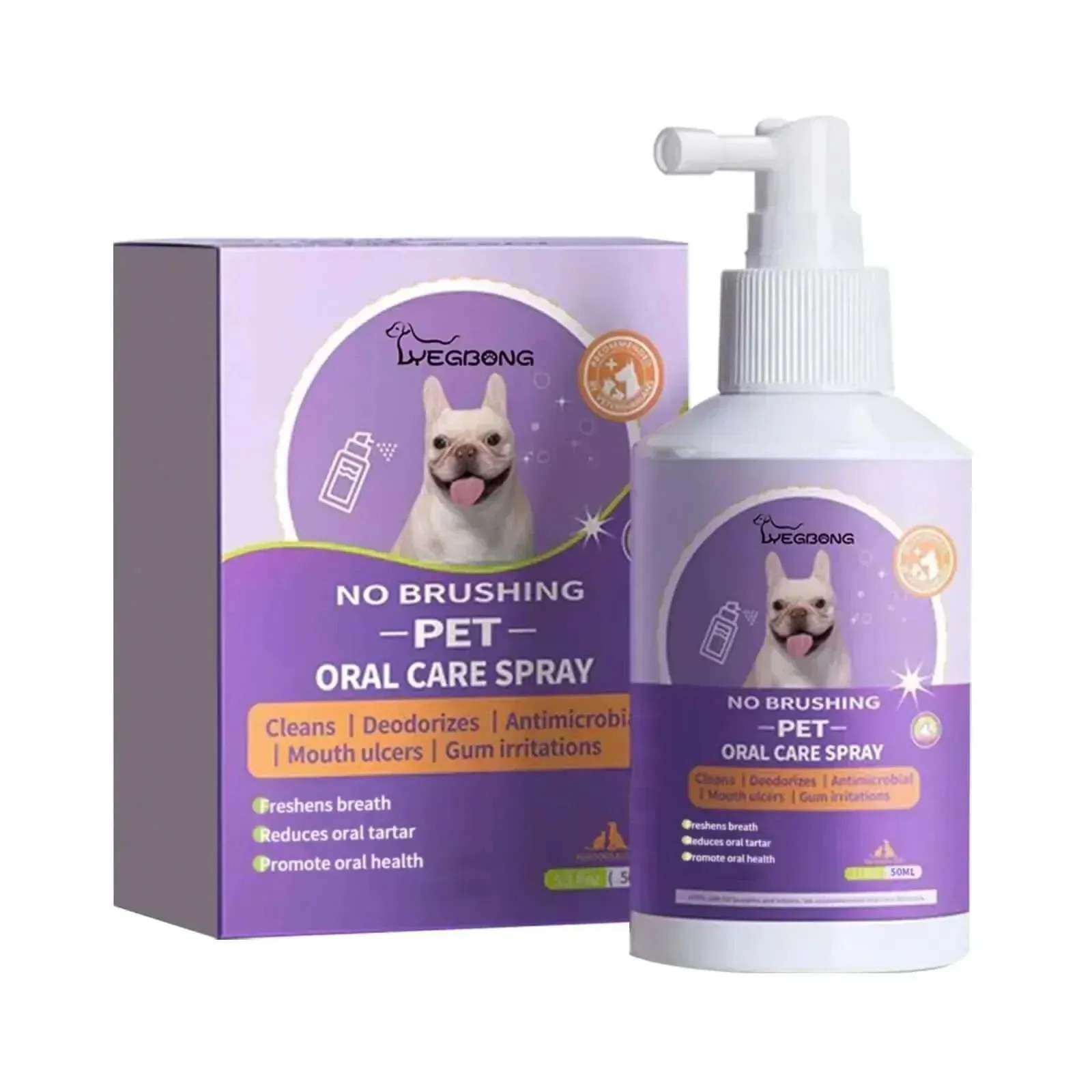 Pet Dental Spray: Fresh Breath and Sparkling Teeth for Dogs and Cats!