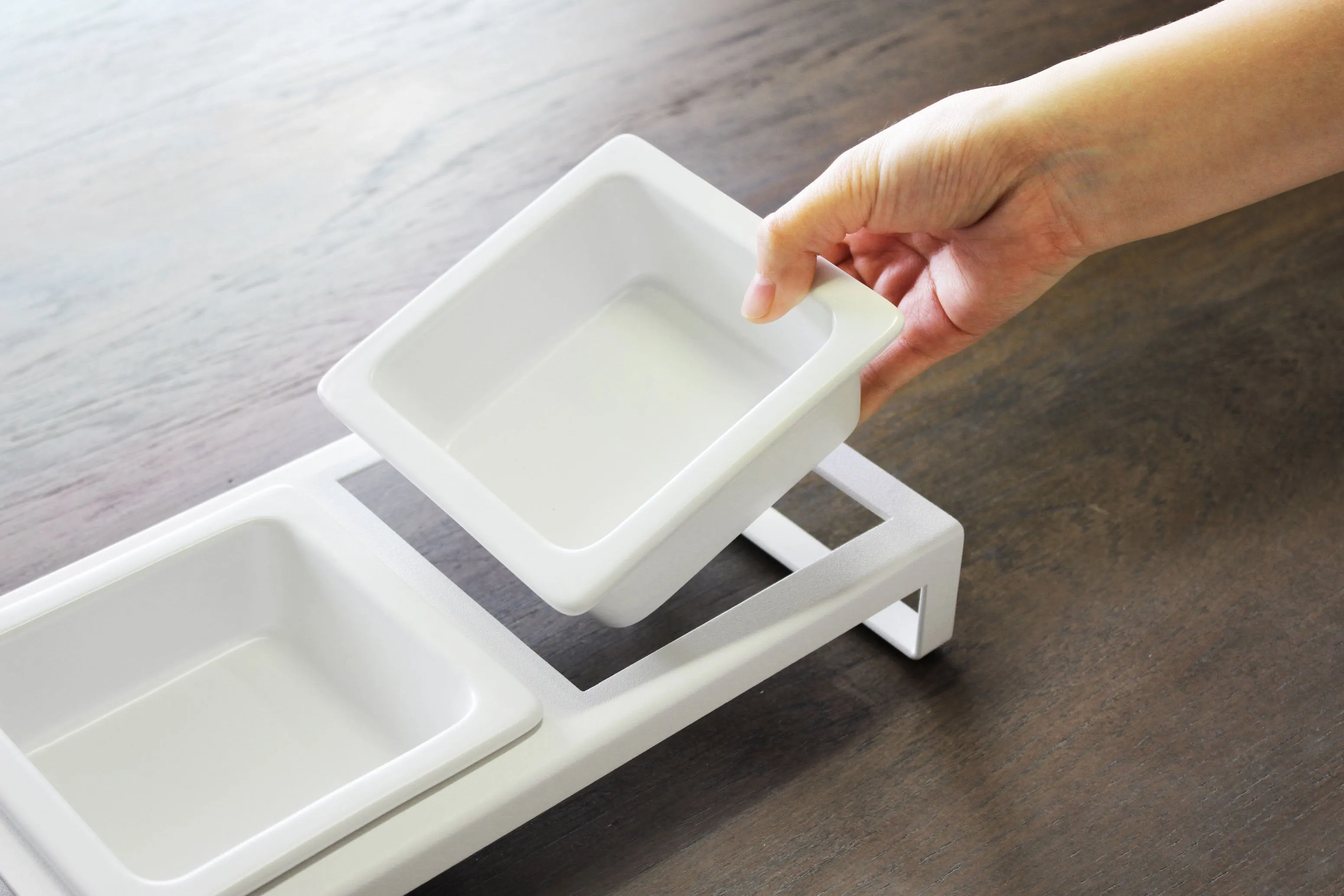 Pet Food Bowls with Stand