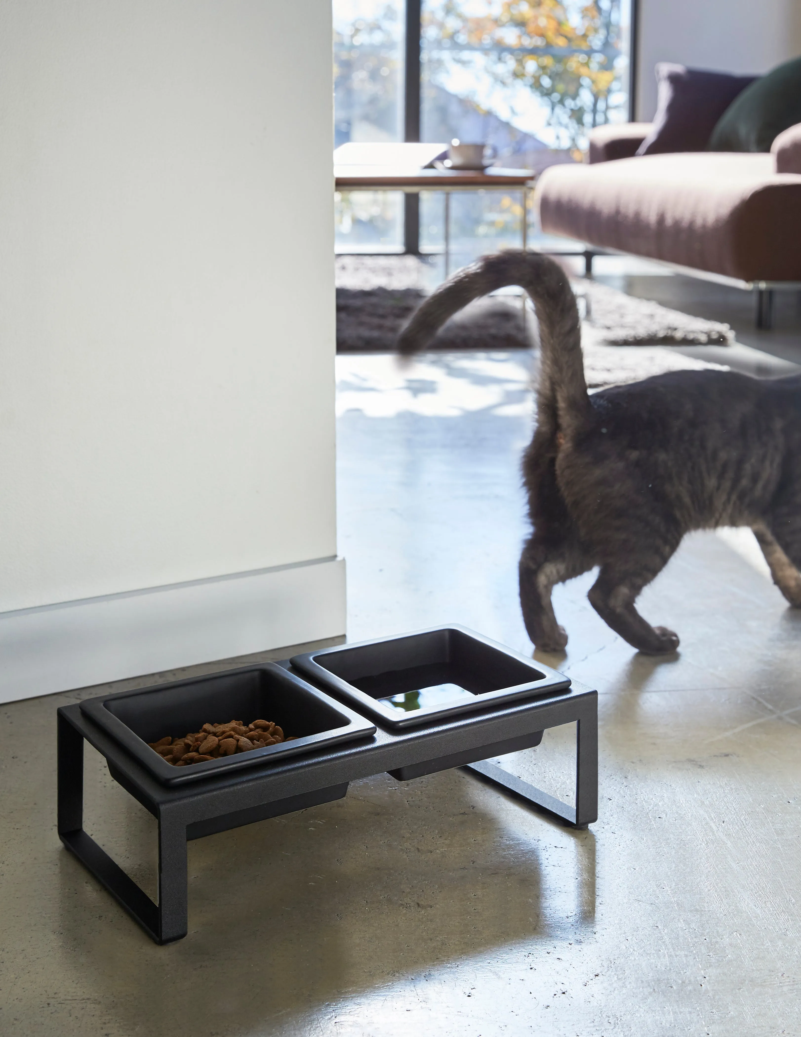 Pet Food Bowls with Stand