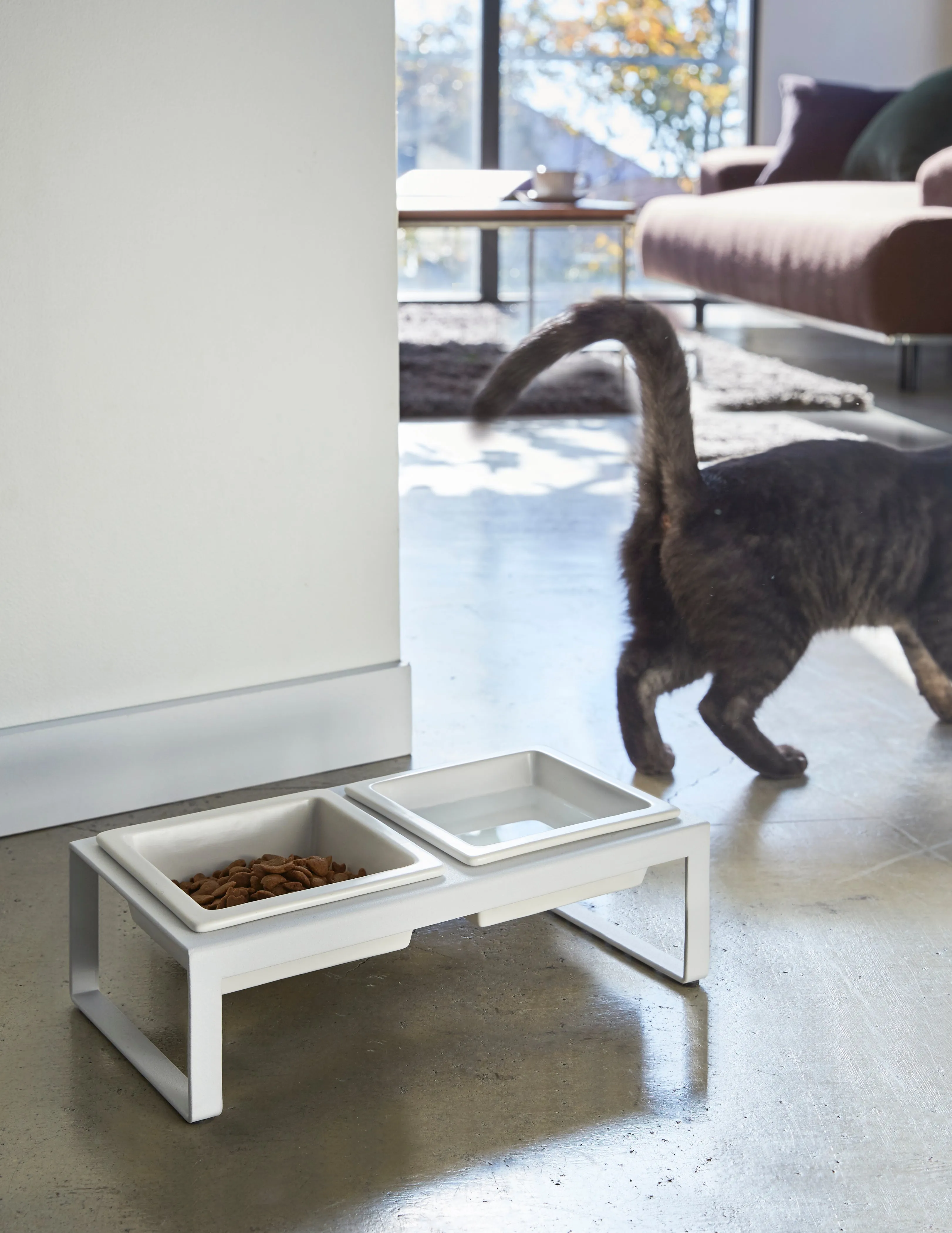 Pet Food Bowls with Stand