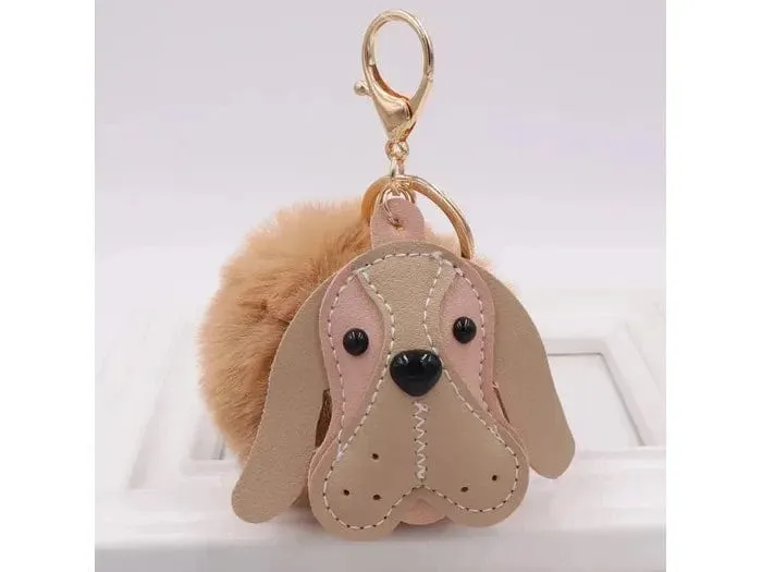 Pet Keychain  Khaki 8cm