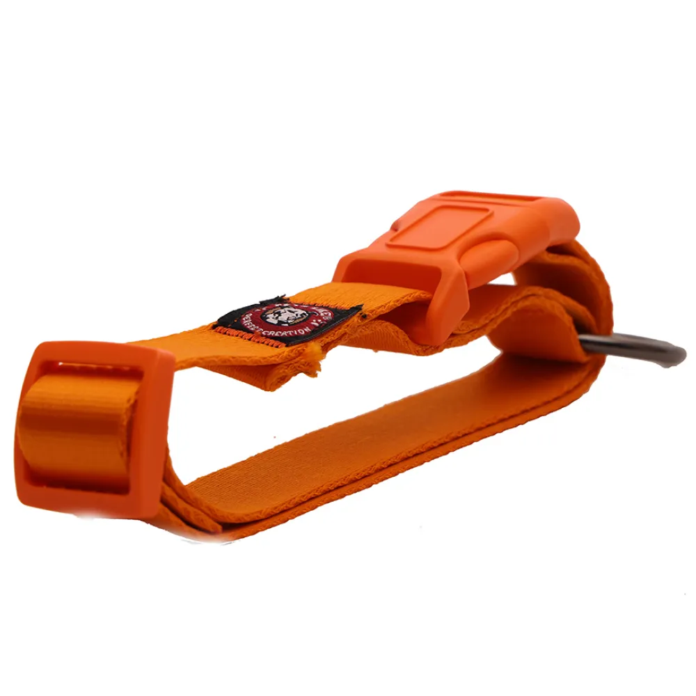 Pets Like Nylon Collar with Adjustable Clip Collar for Dogs (Orange)