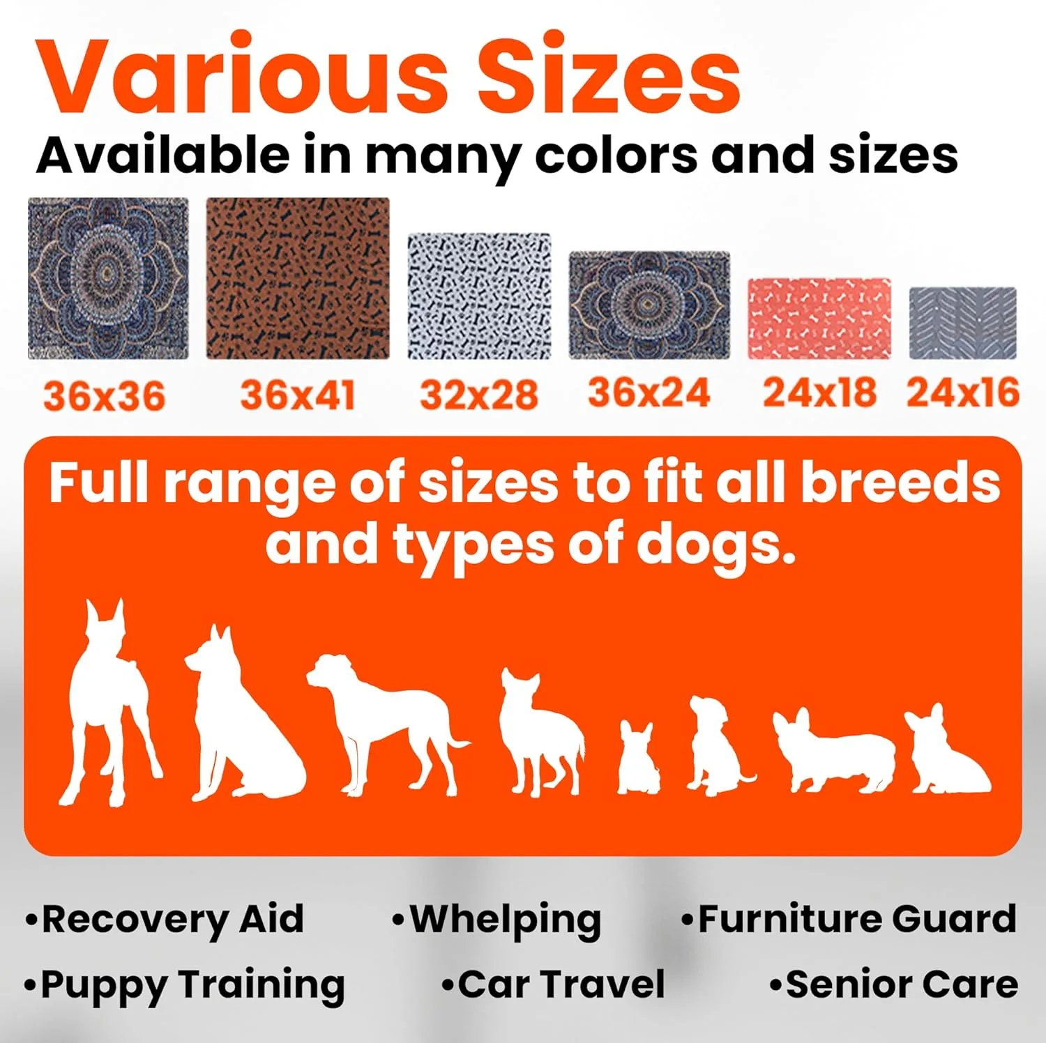 Reusable Puppy Potty Training Mats 28x32 - 2 Pack Washable Pee Pads for Dogs - Super Absorbent Cloth Whelping Blankets - Waterproof, Urine Leak-Proof & Non-Slip for Playpen Crate Carpet