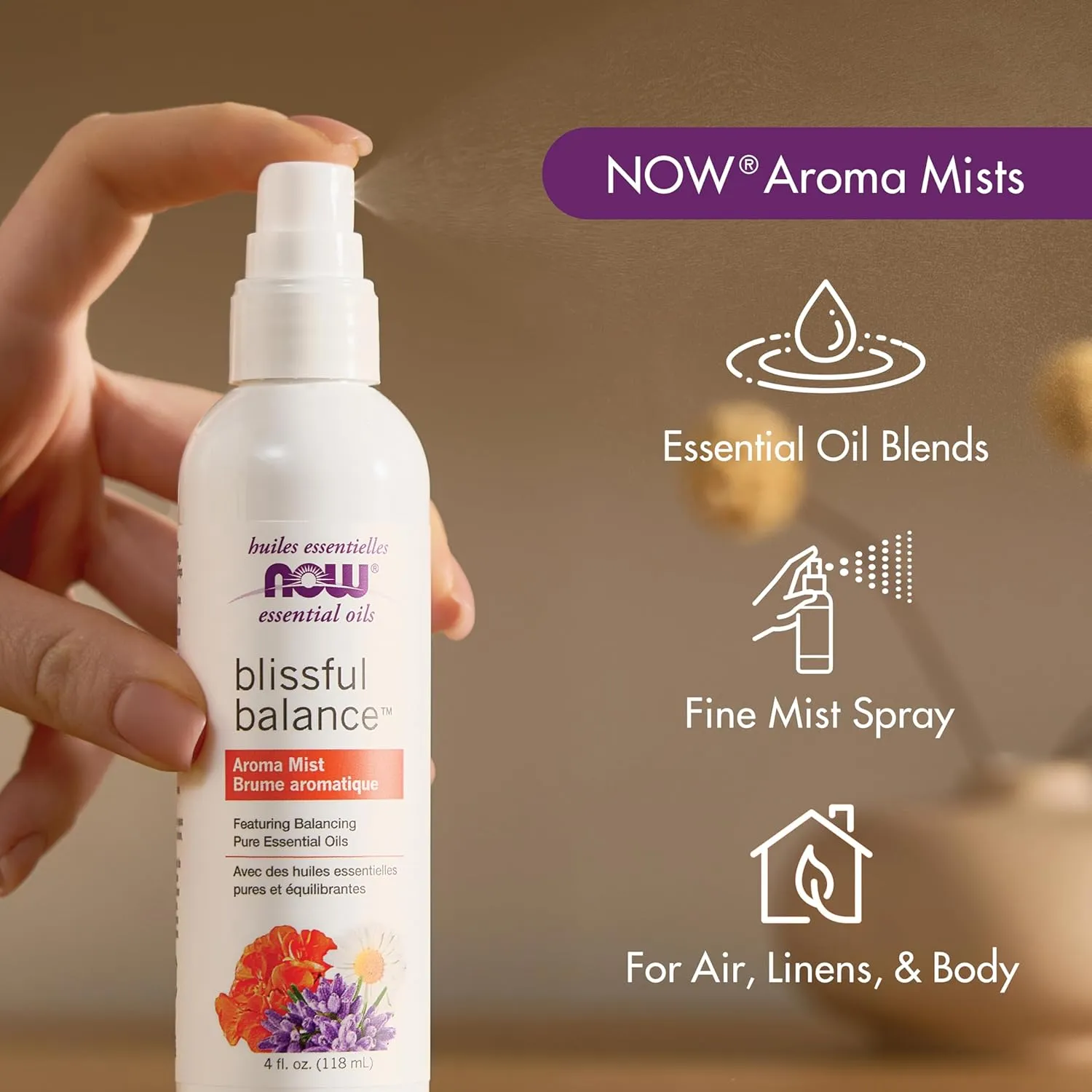Take A Zen Ten Aroma Mist Featuring Relaxing Pure Essential Oils