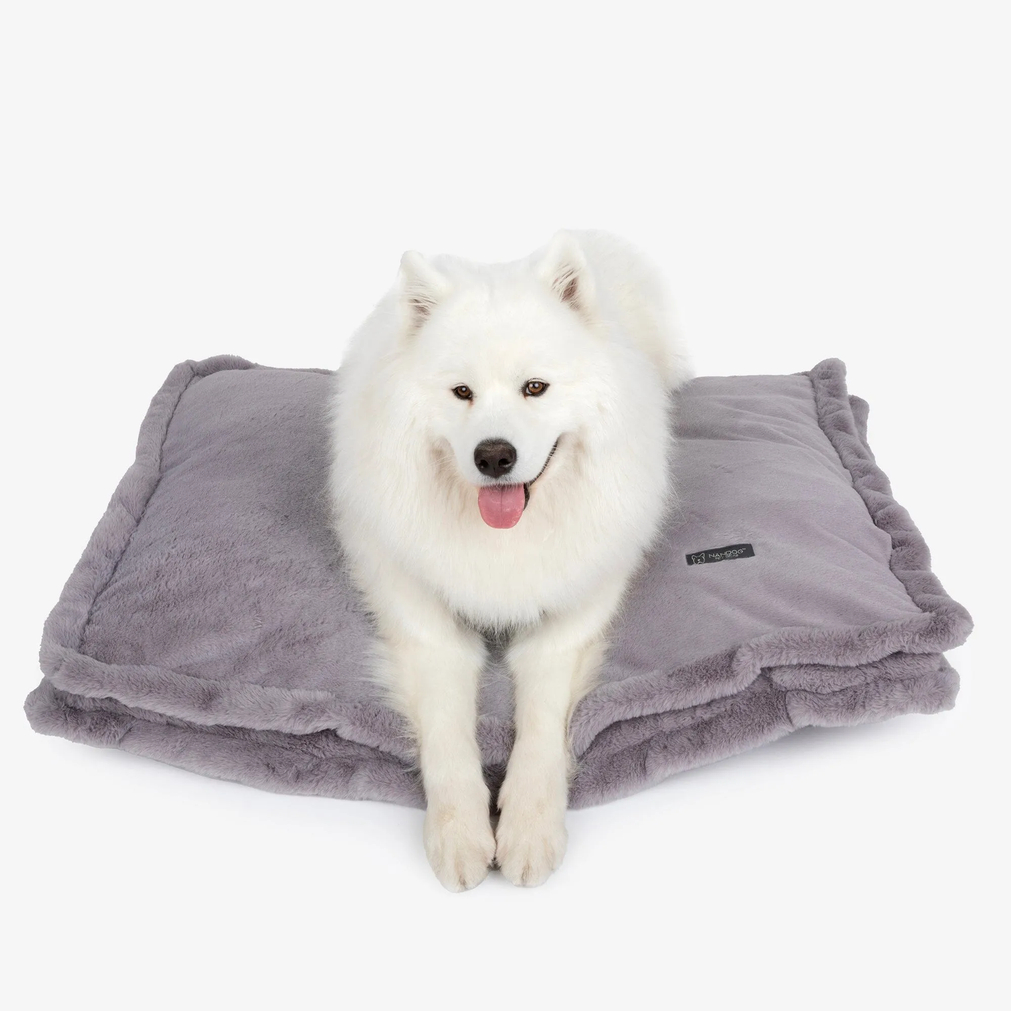 The Super Cloud Large Pillow Bed in Pearl River Gray