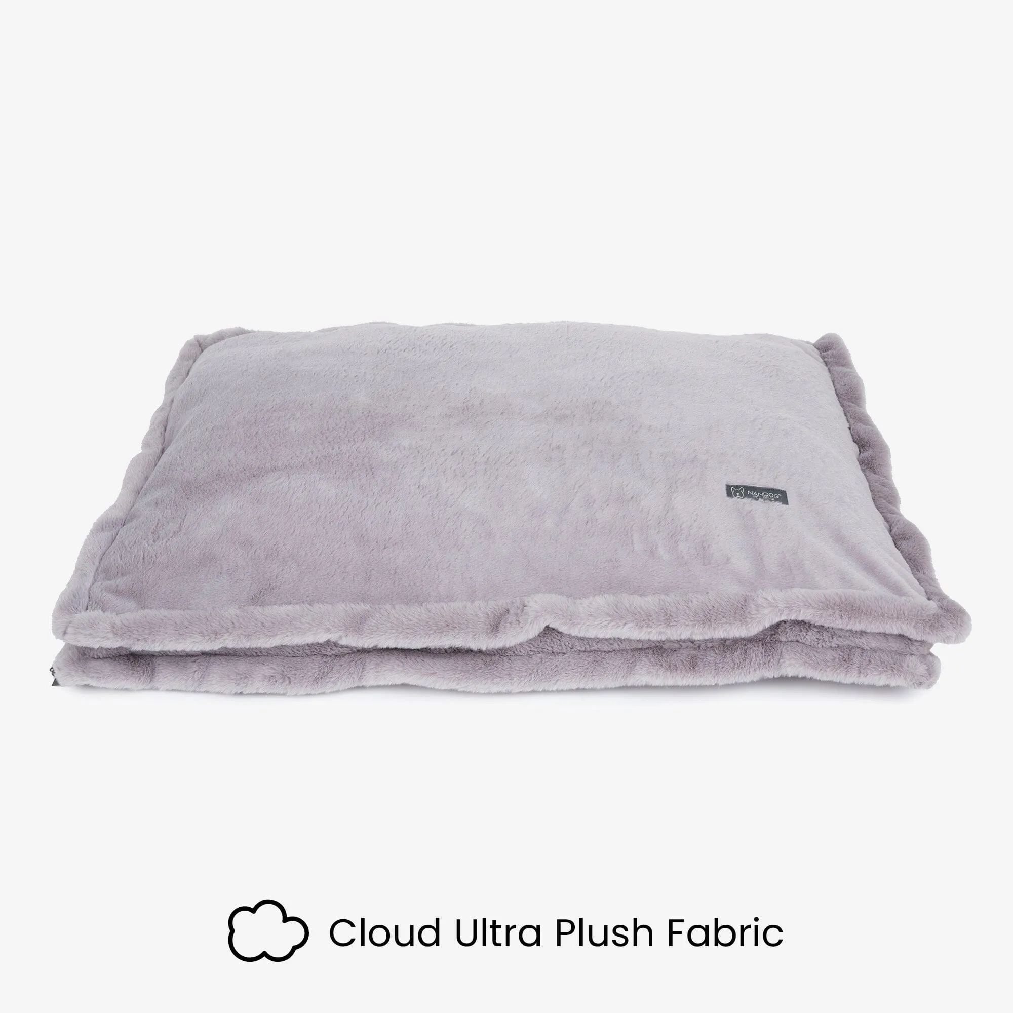 The Super Cloud Large Pillow Bed in Pearl River Gray