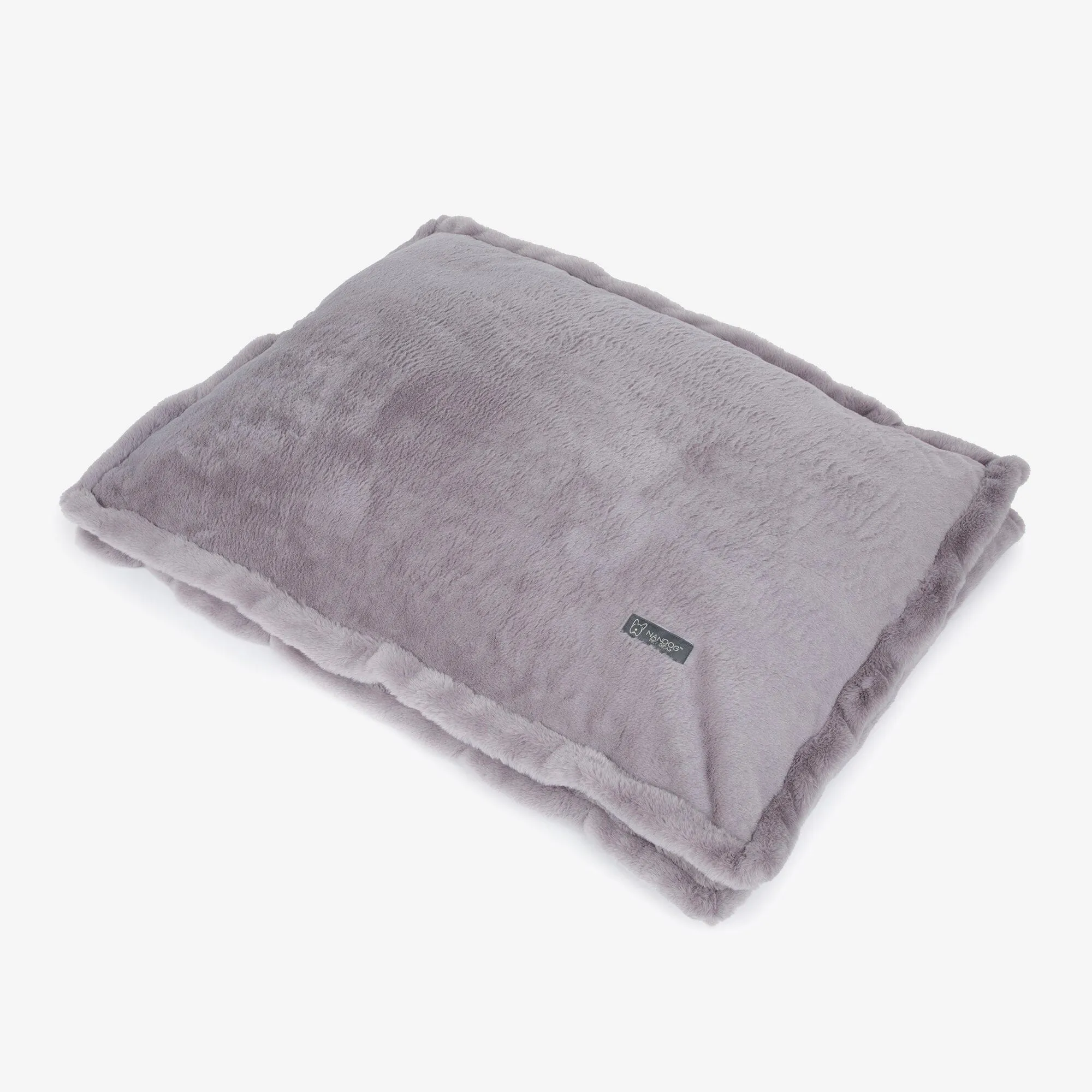 The Super Cloud Large Pillow Bed in Pearl River Gray