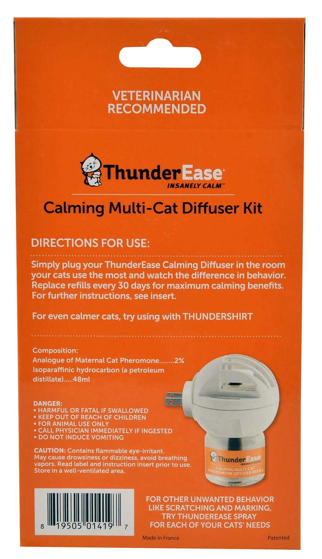 ThunderEase Multi-Cat Calming Diffuser Kit
