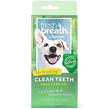 Tropiclean No Brushing Clean Teeth Dental And Oral Care Gel Dog (118ml) 4oz