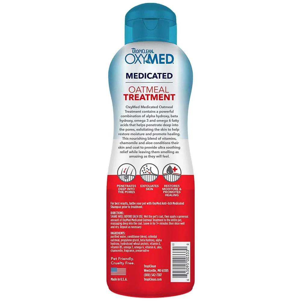 TropiClean OxyMed Medicated Anti-Itch Conditioning Treatment for Pets