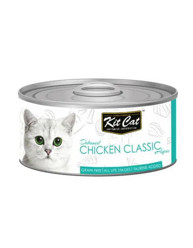 [WET FOOD SALE] Kit Cat Deboned Chicken Classic Toppers Canned Cat Food 80g