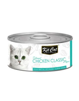 [WET FOOD SALE] Kit Cat Deboned Chicken Classic Toppers Canned Cat Food 80g